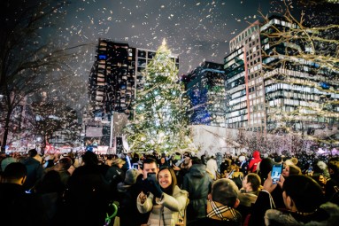 Visit Boston’s Snowport Winter Village